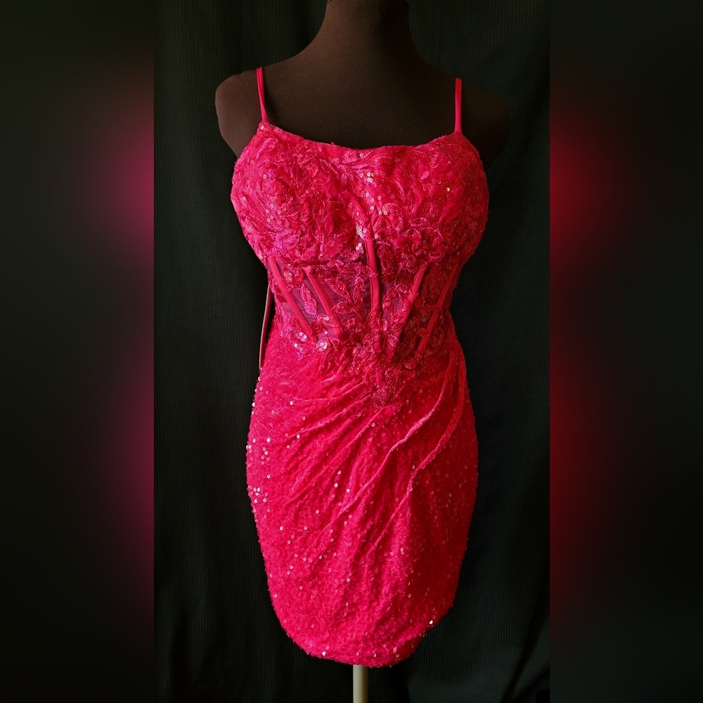 NWT Size 8 Pink Prom/Formal Dress
